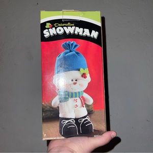 Decorative snowman Christmas decoration
